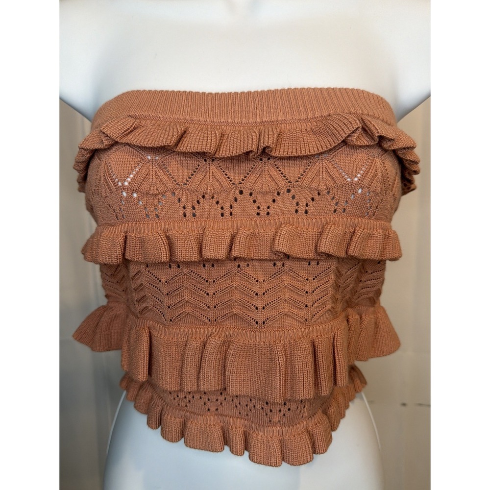 Idem Ditto Women's Knitted Crop Top Size Medium NEW